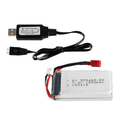 China Toys 7.4V 1500mAh lithium battery lipo battery for car high speed lithium battery for sale