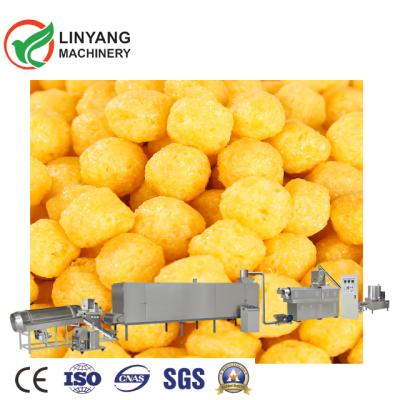 China Food Processing Machine Puffed Food Snack Corn Bar Snacks Screw Extruder Corn Cheese Ball Twin Strip Snacks Making Machine for sale