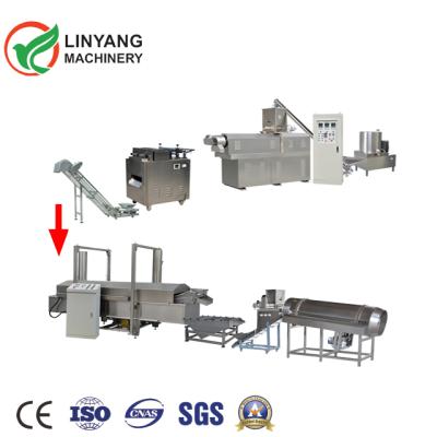 China Food Processing Machine Four Layer Extruder Production Line Fried Snacks Cutting Machine Fried Snack Corn Snacks for sale