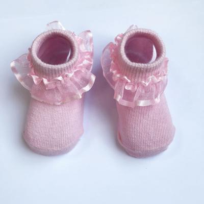 China Sporty Alip Babies Colorful Cute Baby Kids Anti Lace Socks for sale