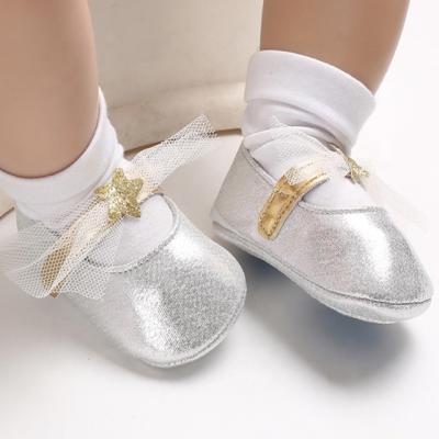 China Soft Deodorization Babies Shoes PU Bow Shoes Dress Baby Shoes for sale