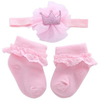 China Baby anti-slip headband and socks for sale