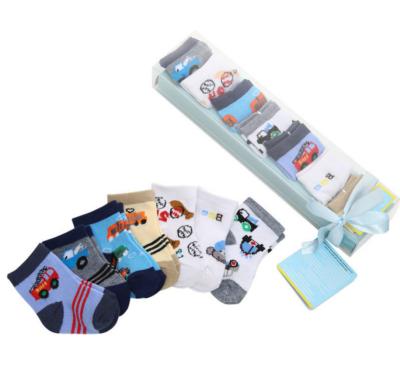 China Cartoon Boys Girls Cute Colorful Cute Baby Kids Anti Slip Socks for sale