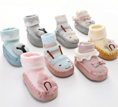 China Toy Animal Walker Sporty Leather Cotton Pre Wholesale Toddler Baby Room Socks Shoes Knit Baby Shoes for sale