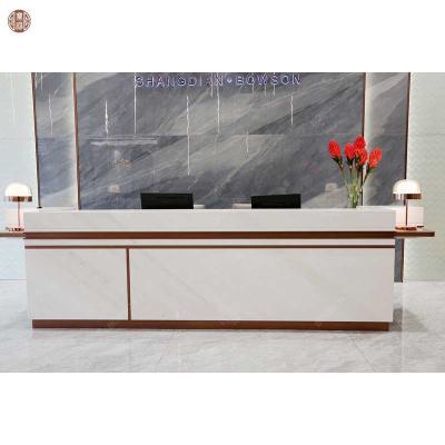 China Modern Custom Made Hotel Lobby Furniture For Hotel Lobby Furniture Marble Reception for sale