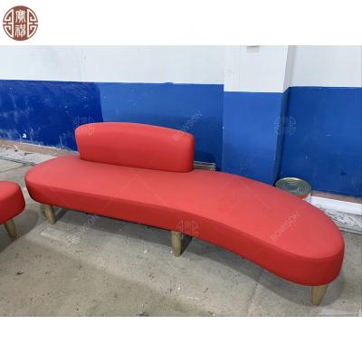 China Foshan Bowson Hotel Furniture Lobby Special-Shaped Sofa Sectional Manufacturer for sale