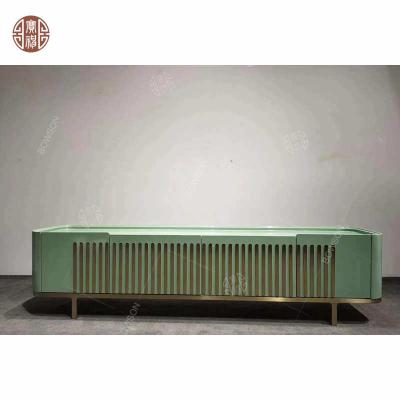 China 2022 Latest Italy Hilton Modern Console TV Cabinet For Hotel Reception Furniture for sale