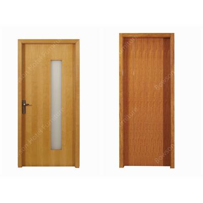 China Latest Design Hotel Project Room Swing Wooden Door With Cheap Price for sale