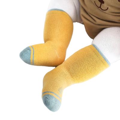 China Breathable 3 Pairs Children's Winter Soft Baby Socks Thick Warm Cotton Socks Set Socks Children for sale