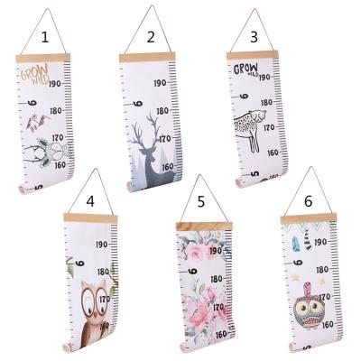 China Manufacturer Wholesale Custom Cheap High Quality Baby Child Growth Chart Waterproof Canvas for sale