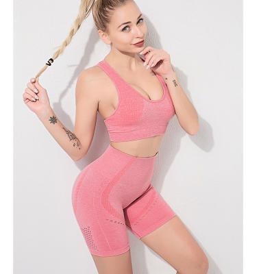 China Euramerican Sports Bra Breathable Express Seamless Fitness Yoga Suit Running Peach Buttocks Yoga Shorts Women for sale