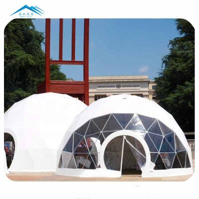 China Best Selling Resort Dome Tent 6m Geodesic Dome Tent Luxury Hotel Tent For Sale for sale