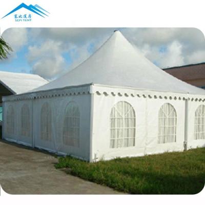 China Custom trade show tent set outdoor pvc roof pagoda tent gazebo canopy for sale