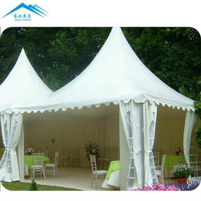 中国 Custom trade show tent outdoor pvc roof wedding pagoda tent for event party 販売のため