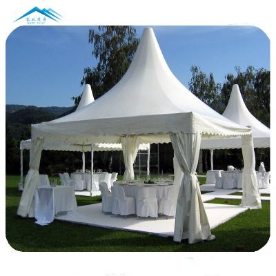 中国 factory price outdoor pvc waterproof sun shade tent pagoda gazebo tent for event 販売のため