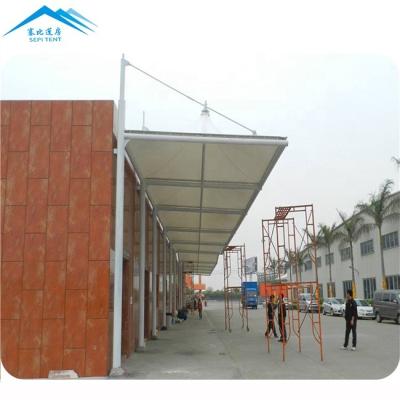 China High Quality Corridor Membrane Structure Tent Membrane Structure Sun Shade Canopy Tent for sale