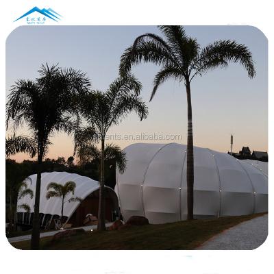 China Outdoor High End Tourist Snail Shape Outdoor Snail Tent Glamping Tents Luxury For Resort Hotel for sale