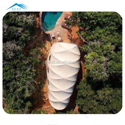 China Hotel tourism tent safari lodge eco pod resort tent tende glamping for house camping for sale