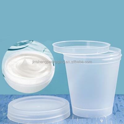 China New deisgn price 100g 200g 250g pp airtight body eco-friendly classic reusable twist lid good pp scrub container with screw lid for sale