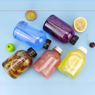 China Wholesale food plastic juce bottle OEM ODM custom logo ready to ship 250ml 350ml 500ml plastic juce bottle for sale