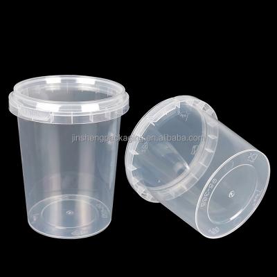 China Single wall ready to ship custom logo mugs 16oz 200g food grade pp cups with lock lid microwaveable for sale