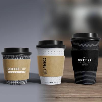 China Disposable hot fill disposable pe coated custom logo fast shipping printing 12oz 16oz business logo customized 12oz coffe paper cup for sale