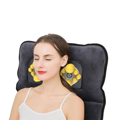 China Amazon Selling Waist Multifunctional Hot Body Neck Shoulder Back Vibration Kneading Hot Compress Massage Pad for sale