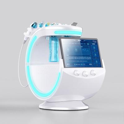 China Pigment Removal 2021 Hot Selling 7 In 1 Oxygen Microdermabrasion H2O2 Facial Skin Management Analyzer Machine for sale