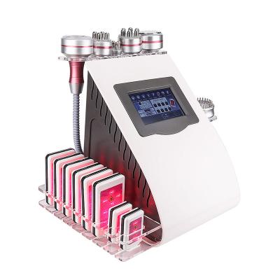 China Ibeier Weight Loss 8 in 1 Ultrasonic Lipolaser RF Cavitation System Vacuum Cavitation Slimming Machine for sale