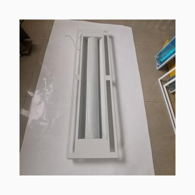 China Modern Recessed Ultra Thin Linear 25W 2FT LED Troffer With Side Slots For Air Return Panel Lighting for sale