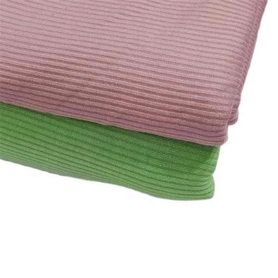 China Factory direct sales 180g 2*2 rib cutting breathable fabric at will for sale