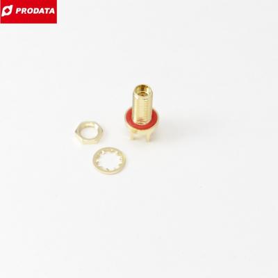 China BRASS/STAINLESS STEEL Taiwan Made Waterproof PCB 5PSI TYPE SMA Brass Female Connector for sale