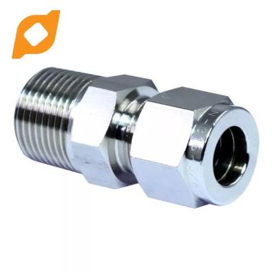 China 316L 316 Stainless Steel Tube Fittings Male Connector for sale