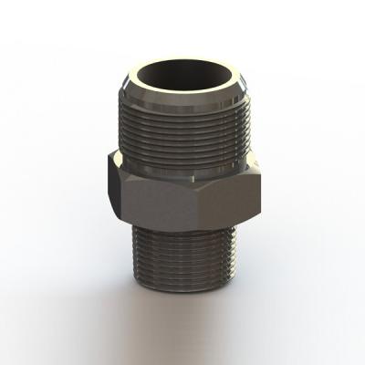 China 30 Degree Flare Male JIS Oil To NPT Male Pipe Fitting for sale