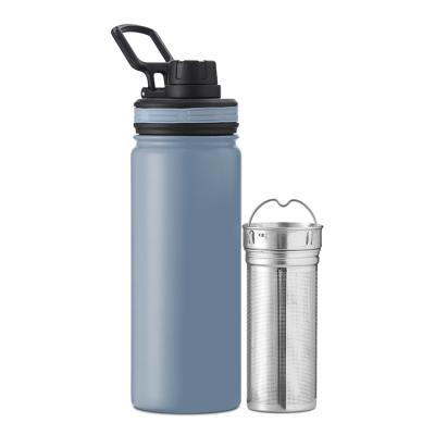 China Sustainable Portable 32oz Vacuum Insulated Outdoor Sport Stainless Steel Leakproof Water Bottle With Custom Logo Set for sale