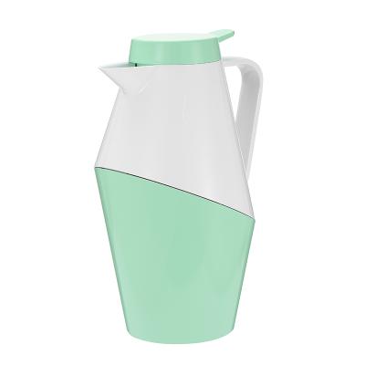 China Customized Wholesale High Quality Viable PlasticTea Jar With Inner Insulated Glass Coffee Pitcher With Handle for sale