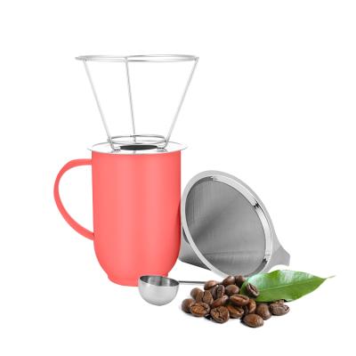 China Sustainable Stainless Steel Tea Infuser Directly Supply EVERICH Factory INFUSER Mug Accessories With Handle for sale