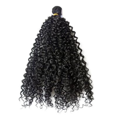 China African Fashion Kinky Curly Hair Weft Small Curly Hair Chemical Fiber Loop Hair Extension for sale