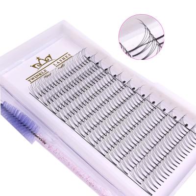 China Long natural 3d lashes wholesale private label eyelash extensions lashes kit low heat glued false eyelashes moq for sale