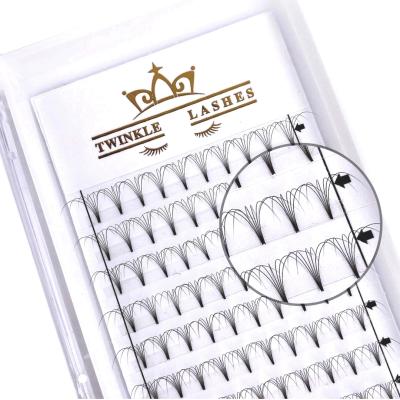 China Beauty Seller 5d 6d 7d 10d 5-15mm Natural Russian Volume Pre-Made Fans Eyelash Long Lashes Extension for sale