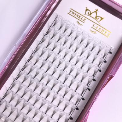 China Long Natural Volume Mink Lashes Extensions 3d 4d 5d 6d 8d 7d 10d Premade Fans Tiny Base False Eyelashes for sale