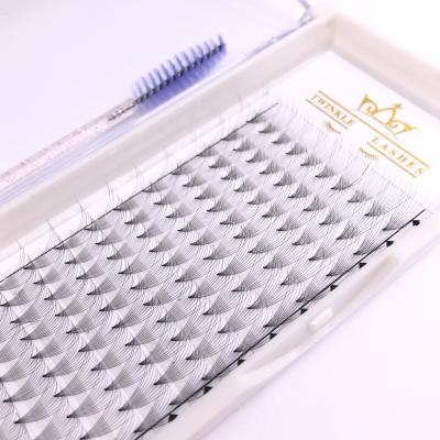 China Bulk Premade Long Natural 10D Volume Eyelash Whips 0.03 Volume Wicks Premade Fans High Quality Eyelash Extensions for sale