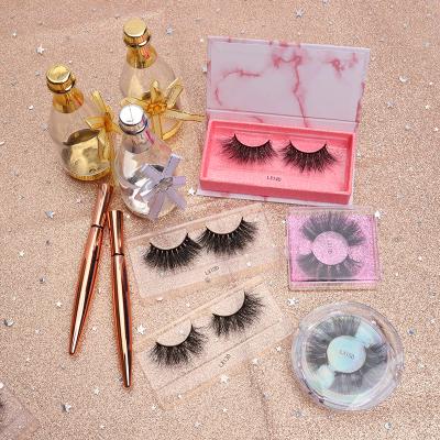 China Factory wholesale price 25mm long real siberian mink lashes 25mm lashes natural 3d mink lashes with own brand customizing box for sale