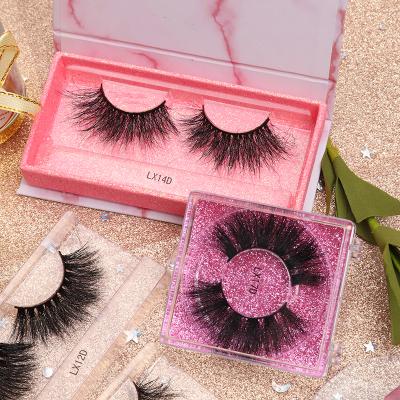 China Best Seller 3d 25mm False Mink Eyelash Long Mink Lashes Natural High Quality Private Label Set With Customized Lick Box Storage Case for sale