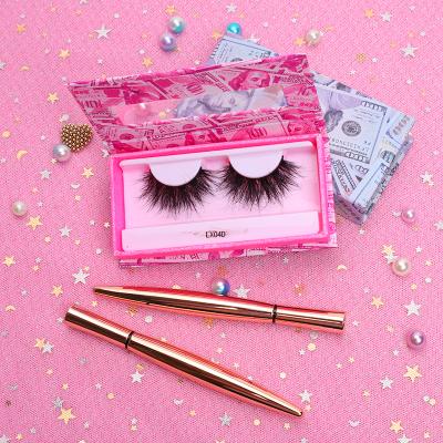 China High quality natural 3d 25mmmink custom long eyelashes and packing real mink strip mink eye full eyelash vendor lashes look for sale