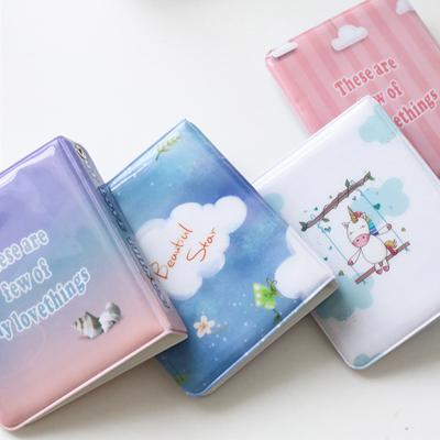 China Fashion BRIGHT-WIN STAR THAI wholesale supply in small square cavity 3 inch mini pp photo album plug-in photo album for sale