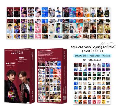 China Thai Kpop List 420 Postcard New Star F4 Thailand WIN Postcard Card Hand Account Sticker Peripheral Postcards for sale