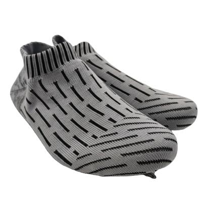 China Mesh Fly Knitted Women and men vamp flying woven shoe upper sock material shoes fly knitted vamp upper for sale