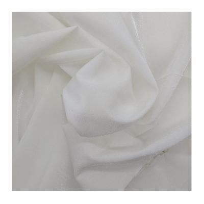 China Whole Sale Waterproof Polyester Spandex Shiny Double Faced Shiny Stretch Fabric for sale