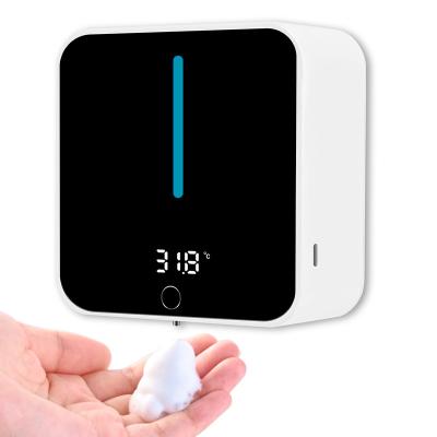 China Wall Mounted Automatic Cell Phone Foam Soap Dispenser Induction Spray Disinfection Machine Gel Soap Refill Dispenser for sale